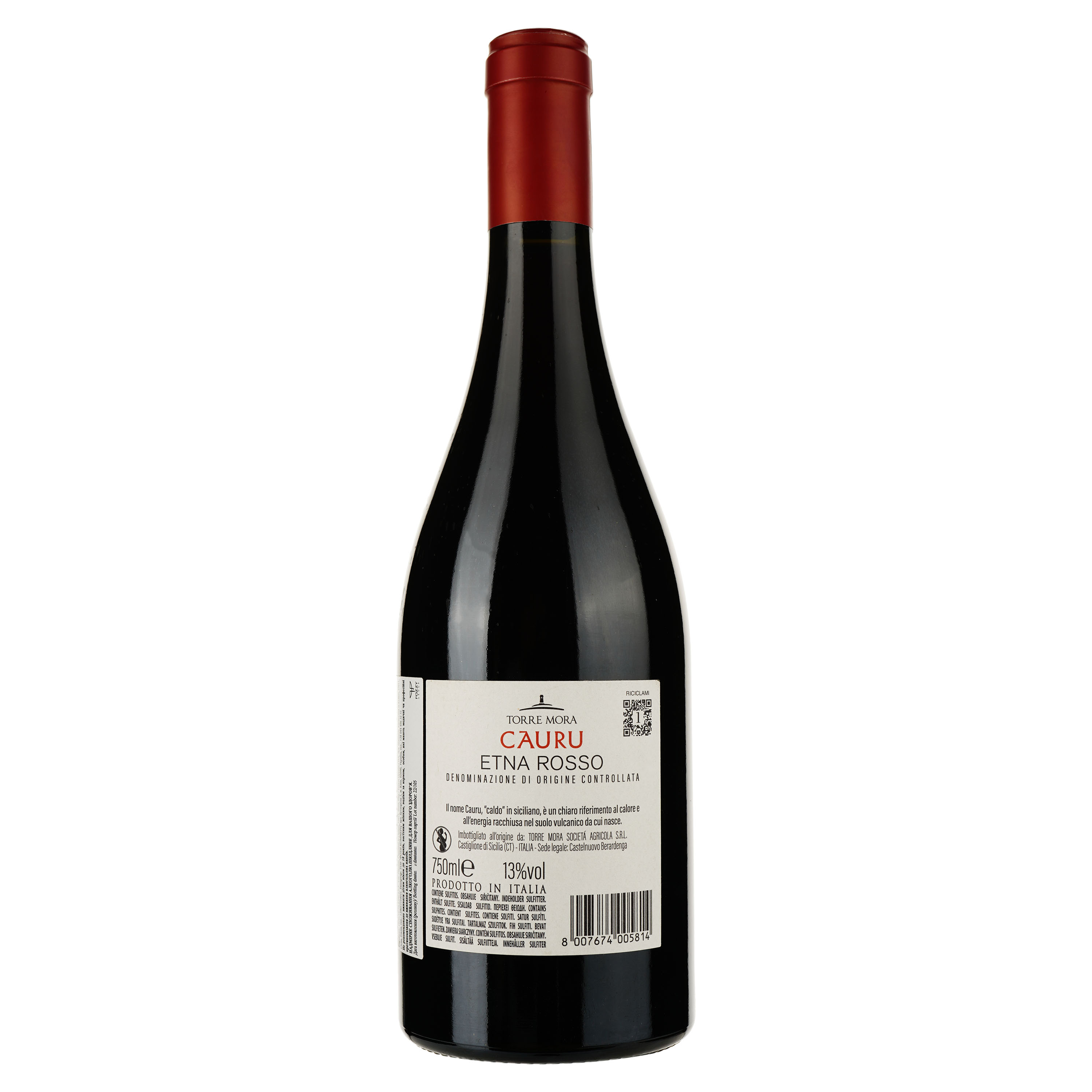 Вино Torre Mora Etna Rosso, 14%, 0,75 л (758001) - фото 2