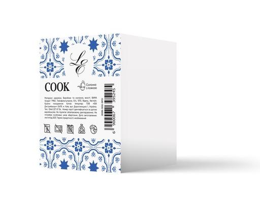 Сільничка з ложкою Limited Edition Cook, кераміка, 11х9 см, 130 мл (202B-002-SPO) - фото 2