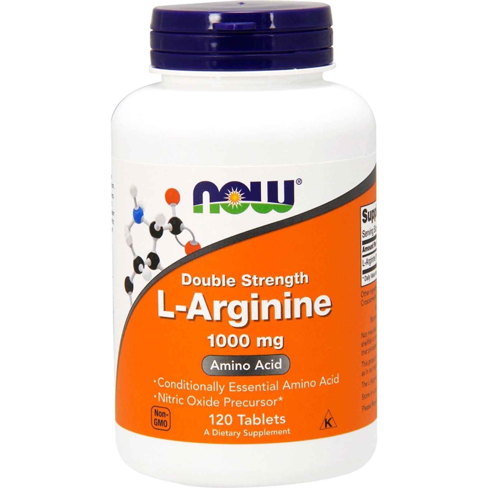 Амінокислота Now L-Аргінін 1000 мг 120 таблеток - фото 1