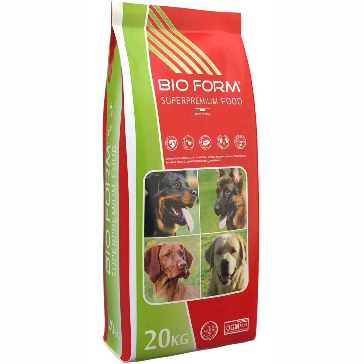 Сухий корм для активних собак Bio Form Superpremium Food Dog Power Horse з кониною 20 кг - фото 1