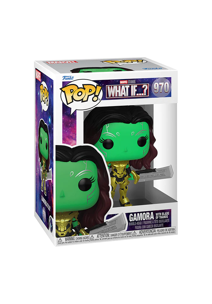 Фігурка Funko Pop Фанко Поп Що Якщо? Гамора з мечем Таноса Gamora with blade of Thanos 10 см M G 970 - фото 3