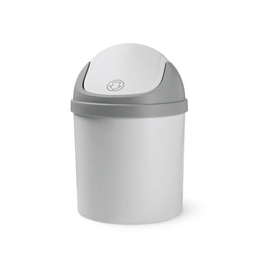 Відро для сміття з кришкою МVM, 1,6 л, сіре (BIN-10 1.6L GRAY) - фото 3