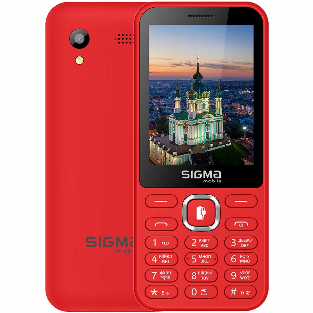 Мобильный телефон Sigma Mobile X-Style 31 Power Type-C Red (Global) - фото 2