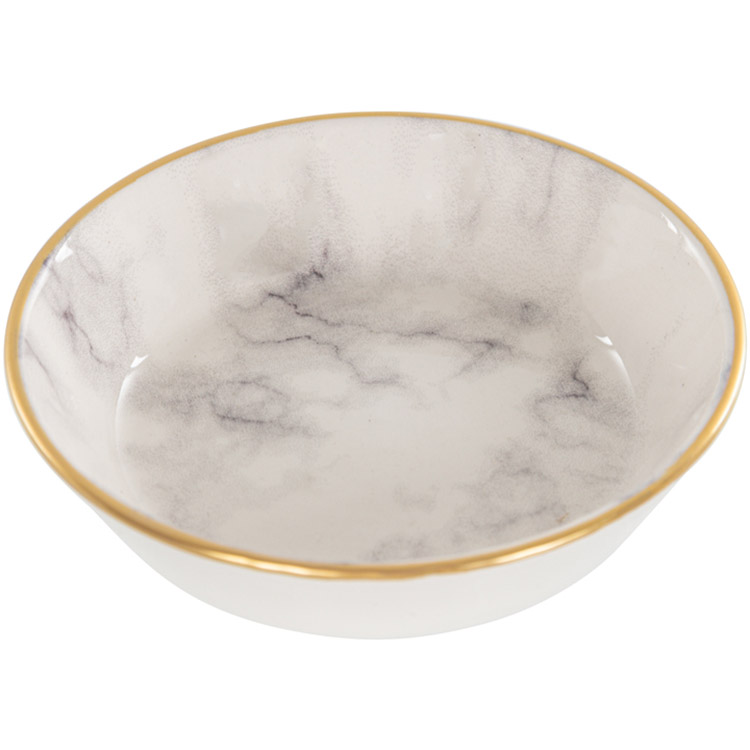 Салатник Alba ceramics Marble, 10 см, сірий (769-025) - фото 1