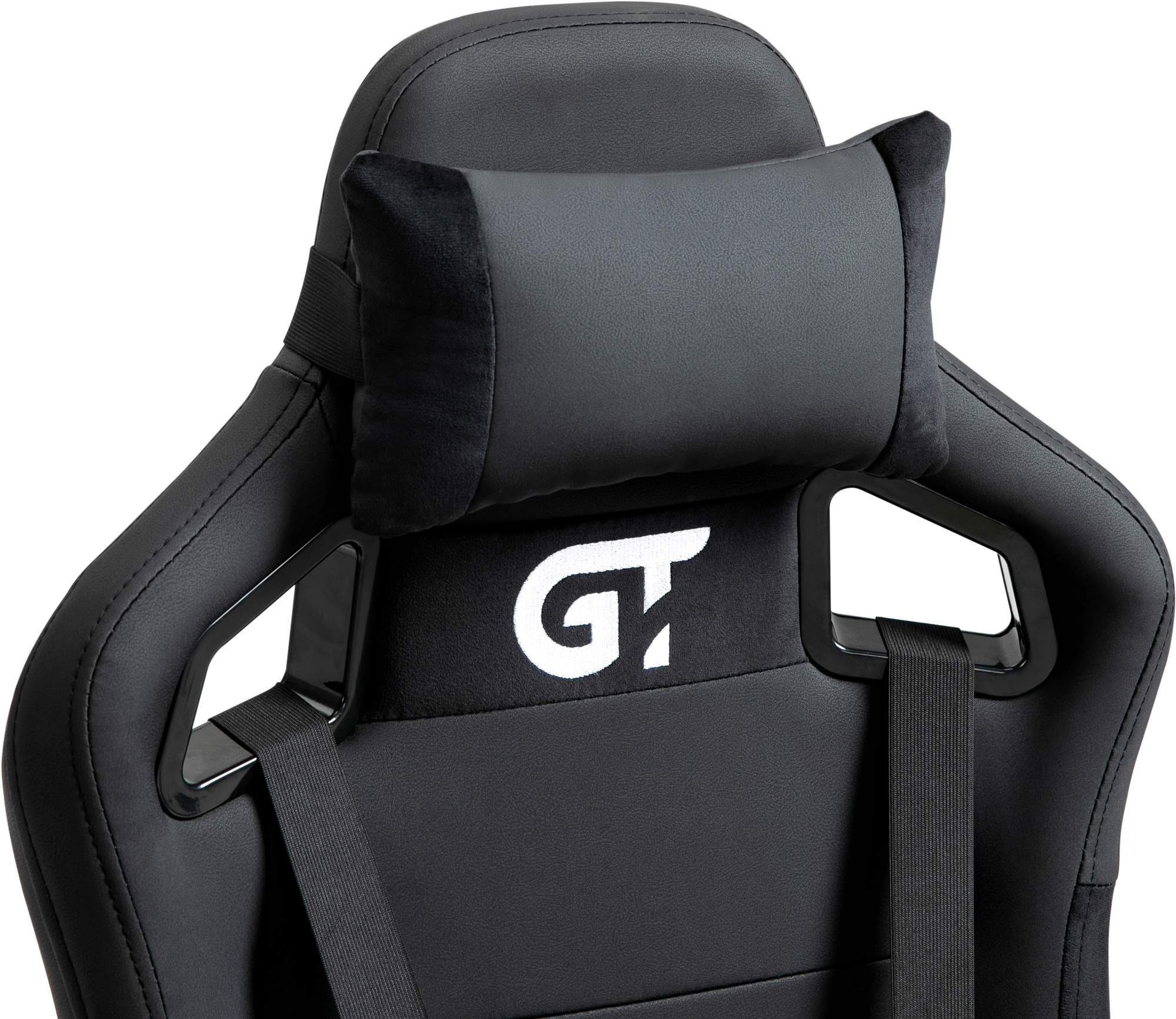 Геймерское кресло GT Racer черное (X-5108 Black) - фото 14