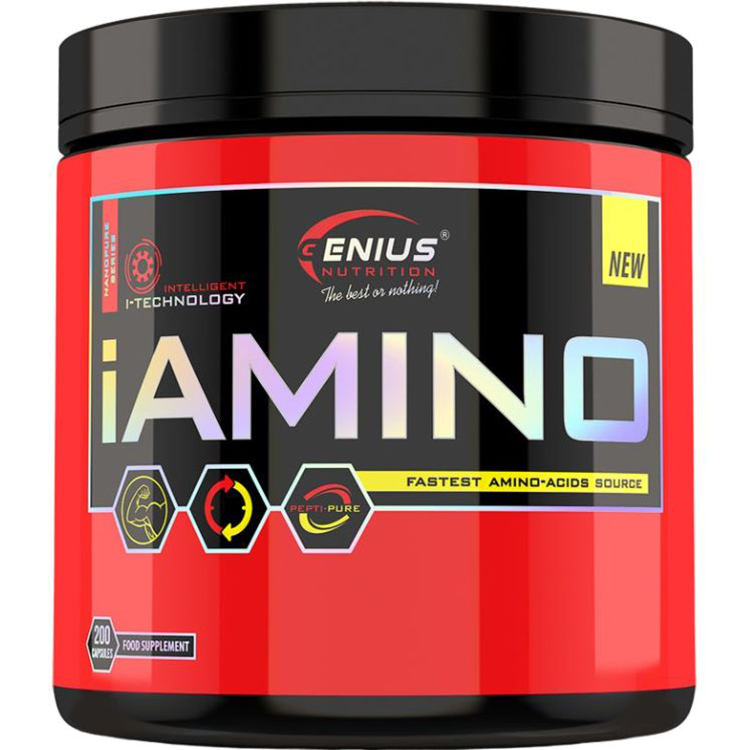 Амінокислоти Genius Nutrition iAmino 200 капсул - фото 1