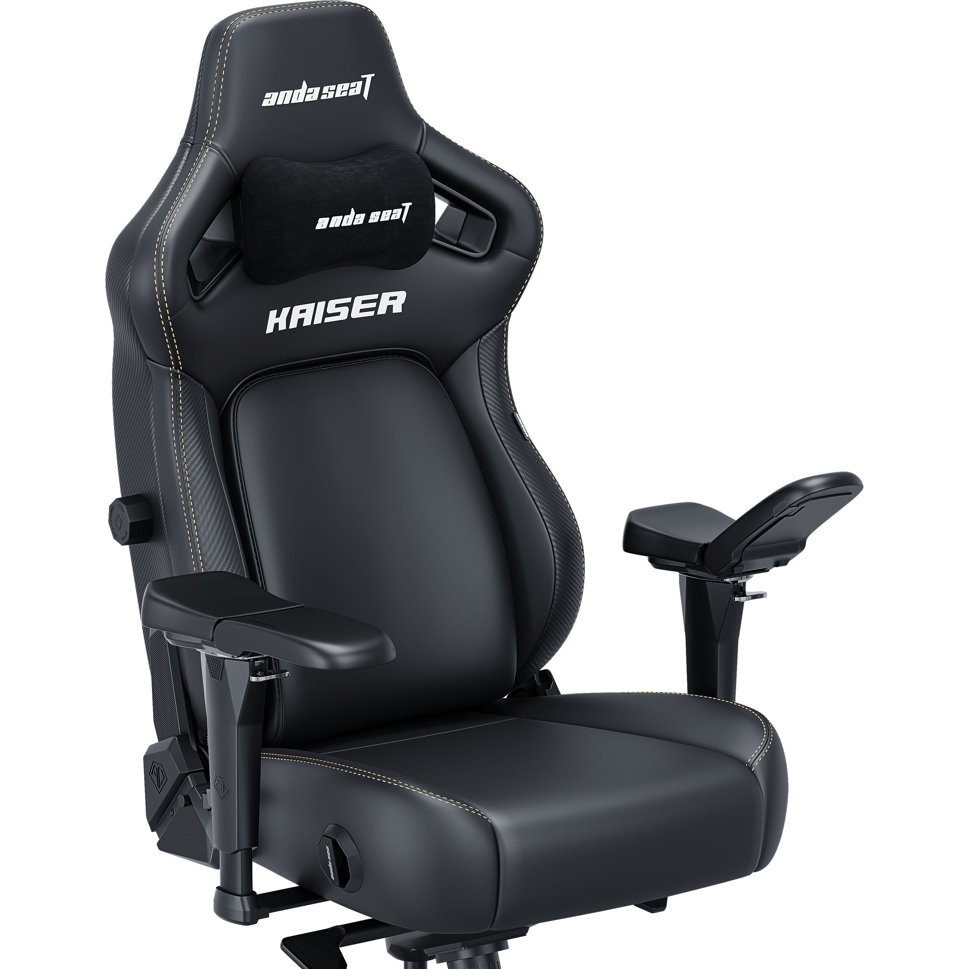 Кресло игровое Anda Seat Kaiser 4 Size XL Black Premium PVC (AD12YDDC-XLL-20-B-PV/C) - фото 5