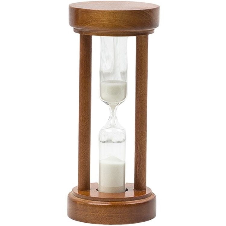 Песочные часы настольные Стеклоприбор 4-21, 5 минут, коричневые (300577) - фото 1