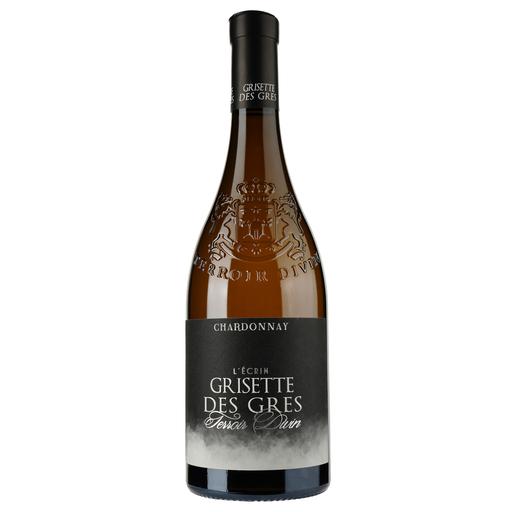 Вино Grisette Des Gres L'Ecrin Chardonnay Blanc IGP Pays D'Oc, белое, сухое, 0,75 л - фото 1