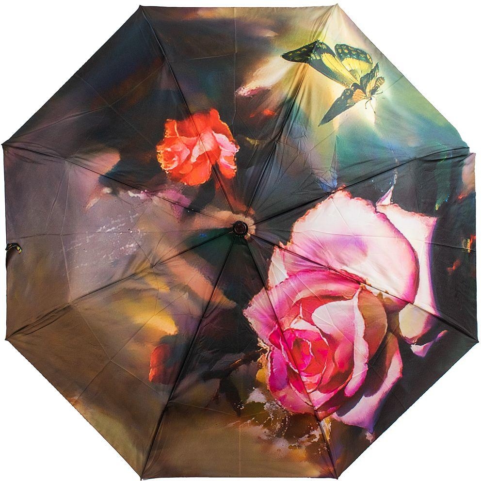 Жіноча складана парасолька повний автомат Lamberti 103 см різнобарвна - фото 1