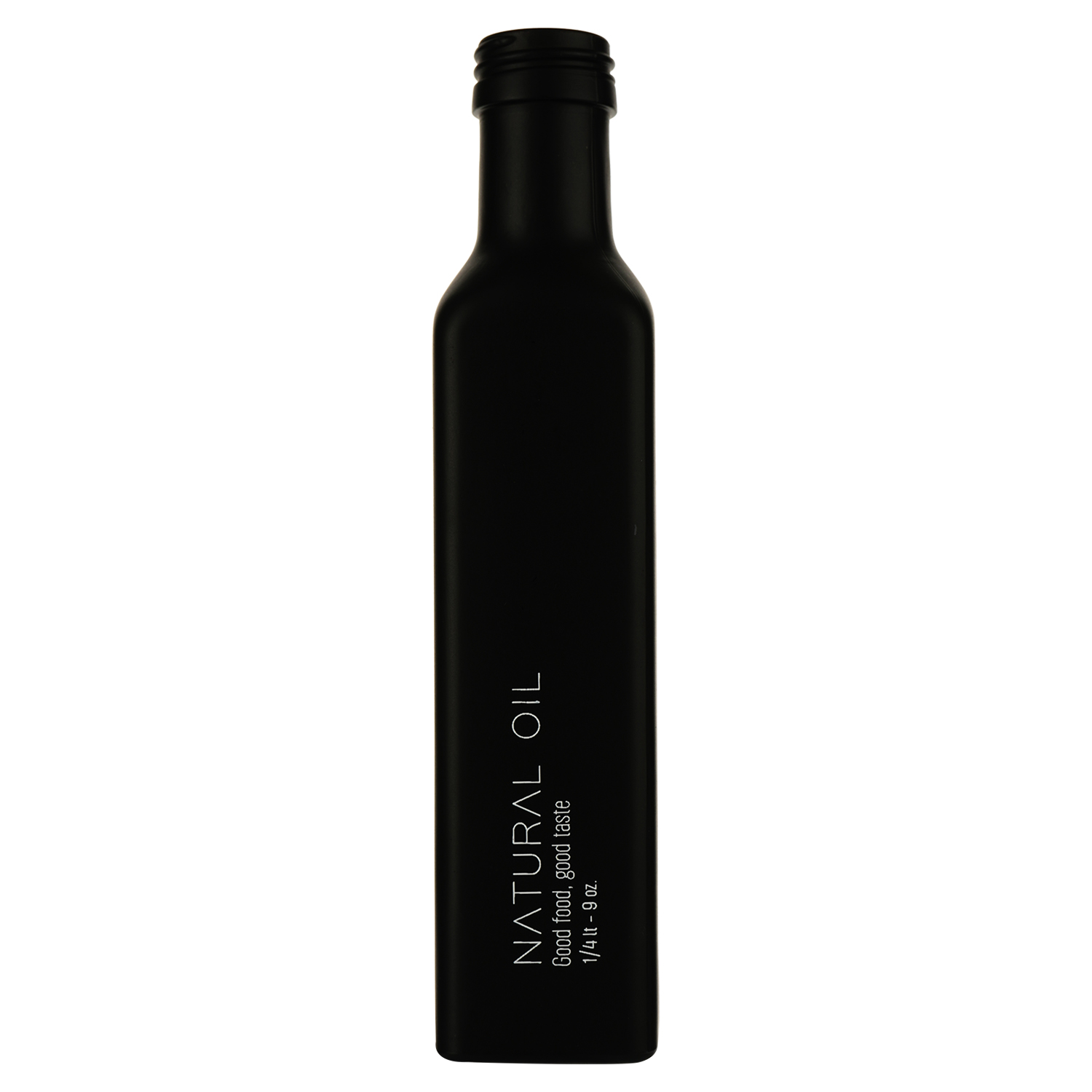 Пляшка для олії SnT матова чорна 250 мл (7-583) - фото 4