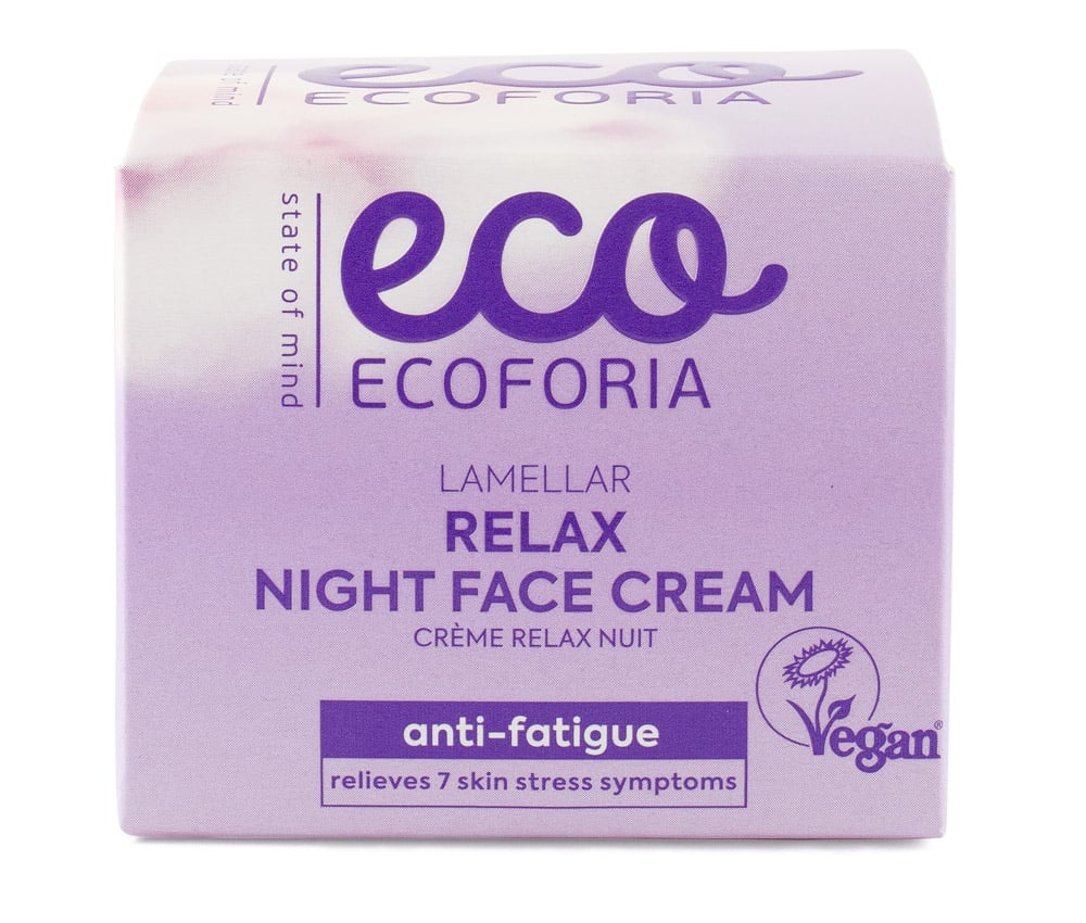 Крем для обличчя Ecoforia Lavender Clouds Relaxing, нічний, 50 мл - фото 2