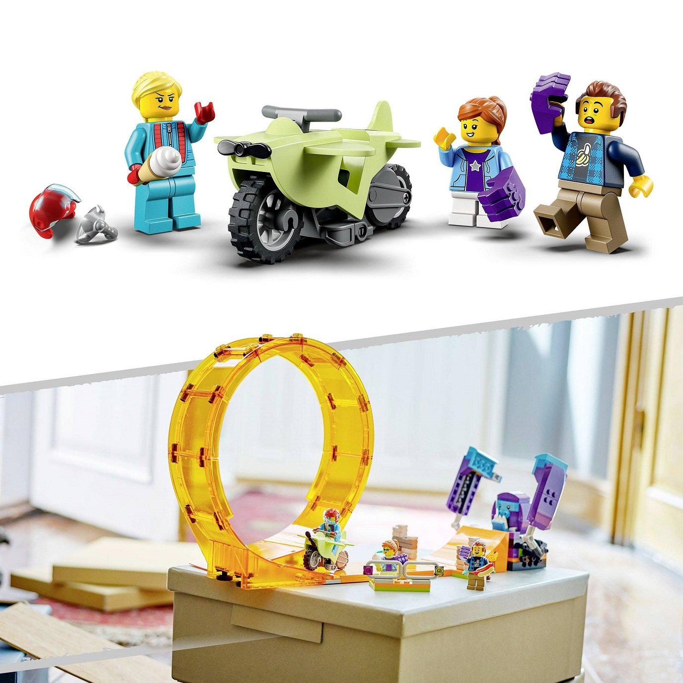 Конструктор LEGO City Каскадерська петля Удар Шимпанзе, 226 деталей (60338) - фото 7