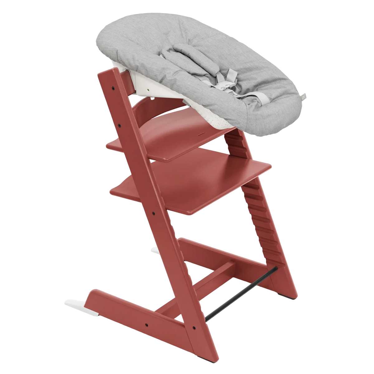 Набор Stokke Newborn Tripp Trapp Warm Red: стульчик и кресло для новорожденных (k.100136.52) - фото 1