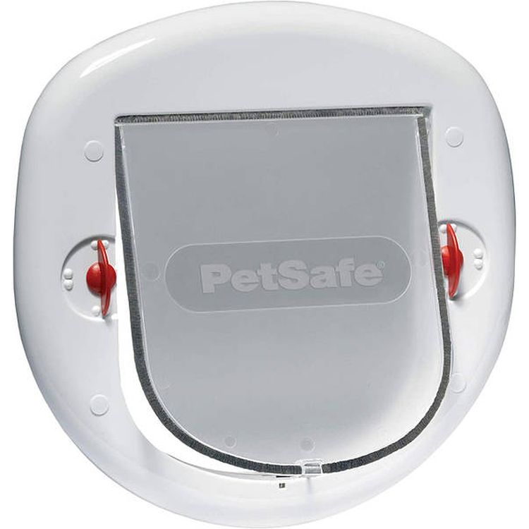 Дверцята Croci Staywell PetSafe для котів і собак до 10 кг білі 200x180 мм - фото 1