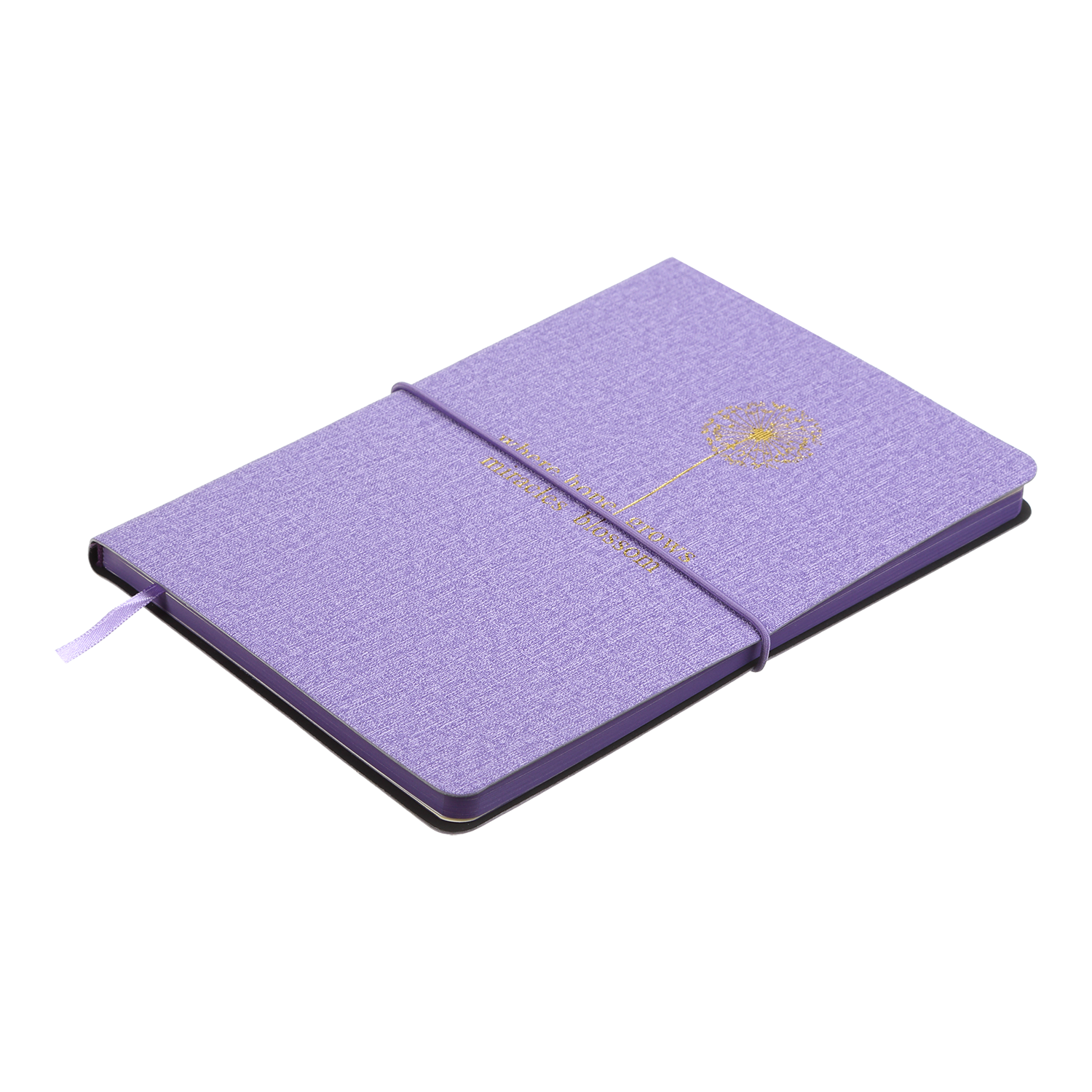 Блокнот деловой Buromax Nice А5 96 л. в клеточку обложка искусственная кожа фиолетовый (BM.295115-07) - фото 3
