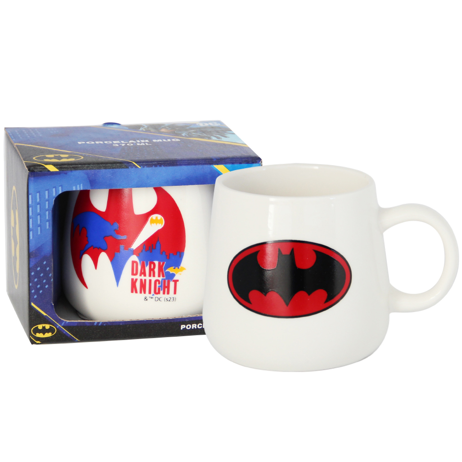 Чашка порцелянова Warner Bros Бутон Batman Dark Knight 370 мл (76001589) - фото 1