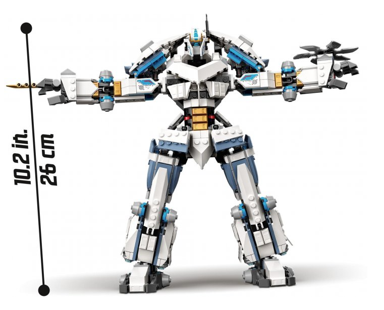 Конструктор LEGO Ninjago Битва з роботом Зейна, 840 деталей (71738) - фото 4