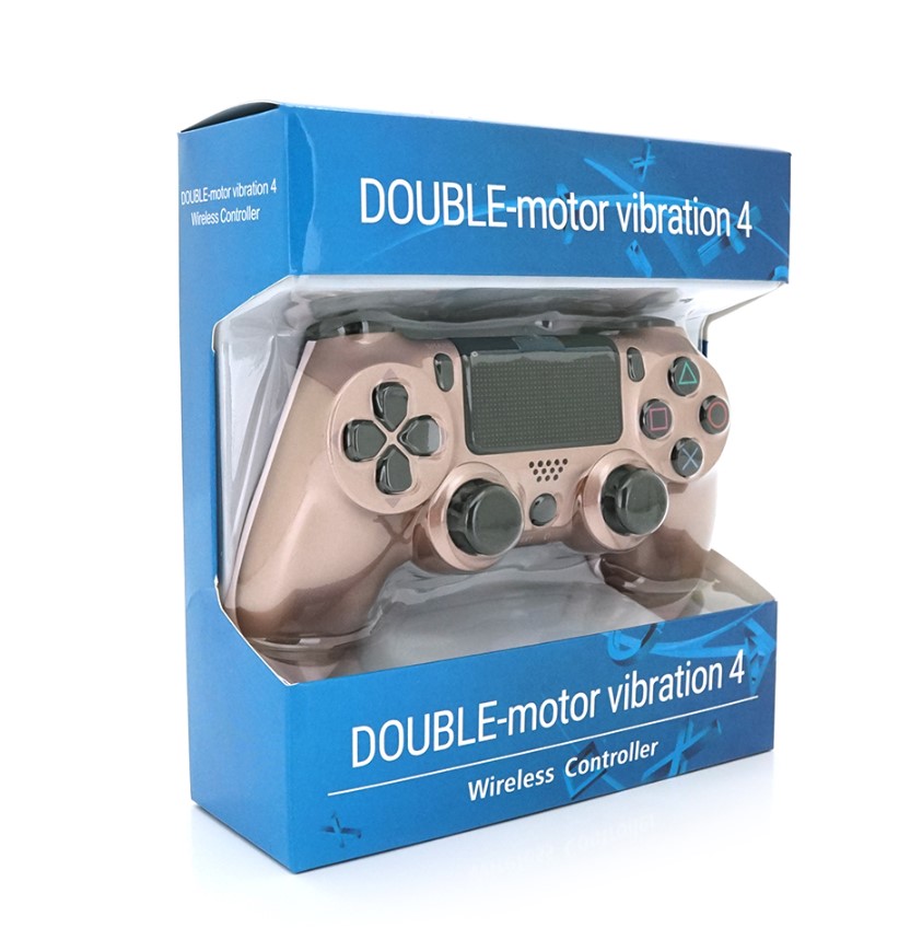 Геймпад джойстик Doubleshock Wireless PS4 Double Motor Vibration DualShock 4 Rose-Gold - фото 5