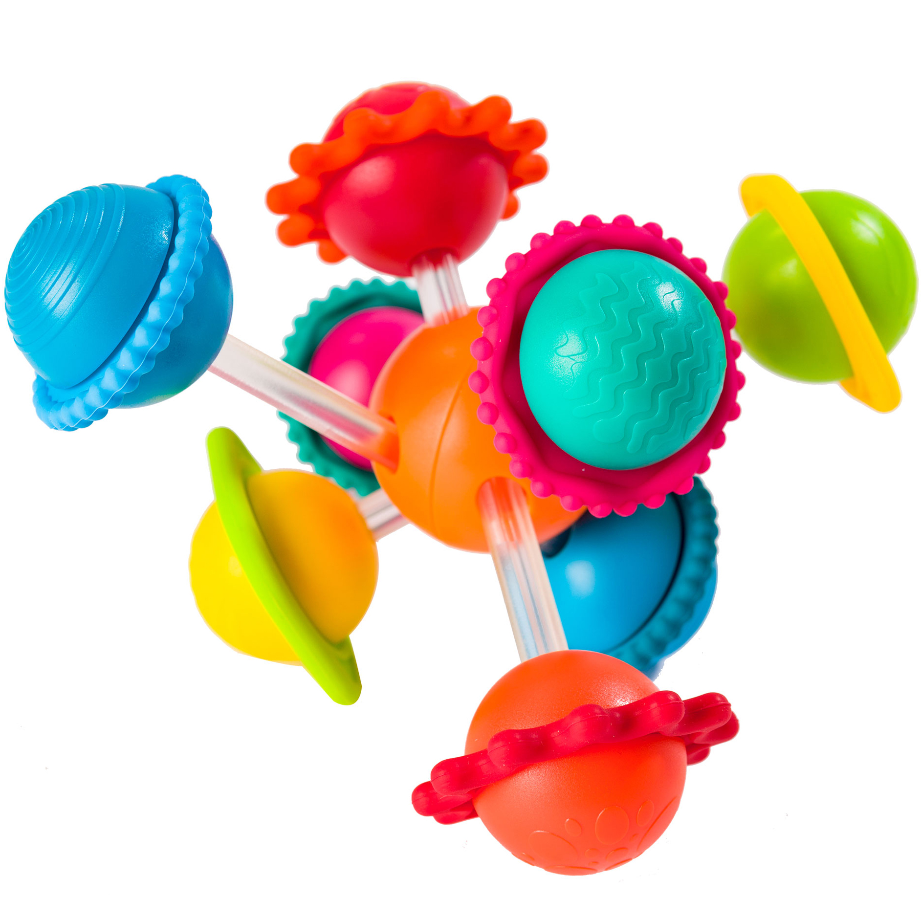 Игрушка-прорезыватель Fat Brain Toys Wimzle Сенсорные шары (F136ML) - фото 2