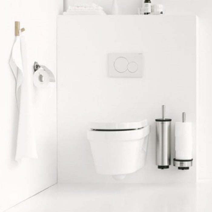Ершик туалетный с держателем Brabantia Profile, серебристый (427183) - фото 3