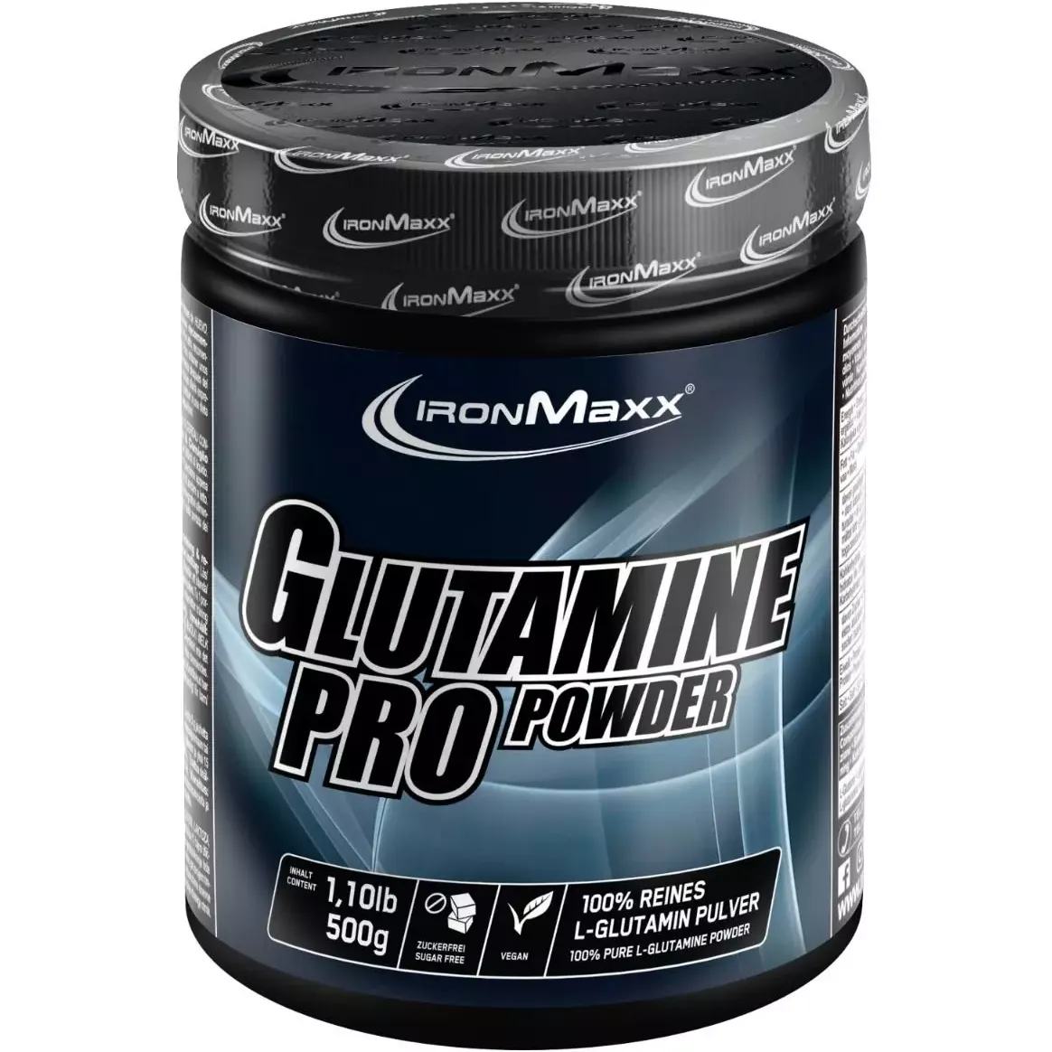 L-Глютамин IronMaxx Glutamine Pro Powder 500 г - фото 1