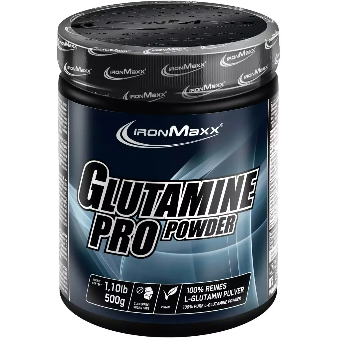 L-Глютамін IronMaxx Glutamine Pro Powder 500 г - фото 1