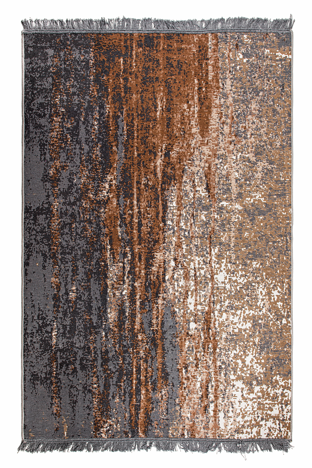 Килим двосторонній IzziHome Albeni Gri Alb4, 150х80 см, коричневий (2200000542472) - фото 2