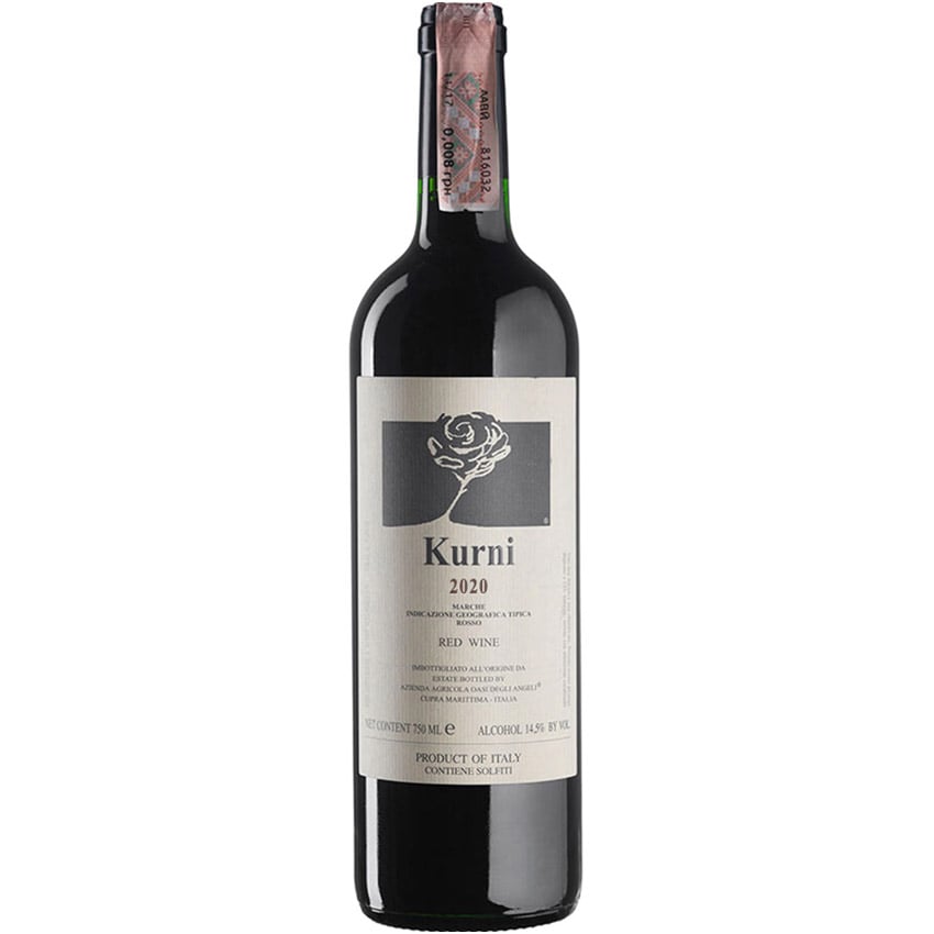 Вино Oasi Degli Angeli Kurni 2020, красное, сухое, 0,75 л - фото 1