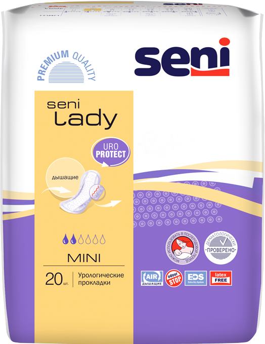 Урологічні прокладки Seni Lady Мini 20 шт. - фото 1