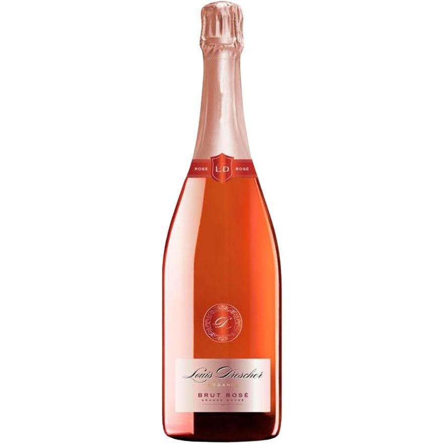 Вино игристое Louis Drescher Cava Rose Organic Brut розовое брют 0.75 л - фото 1