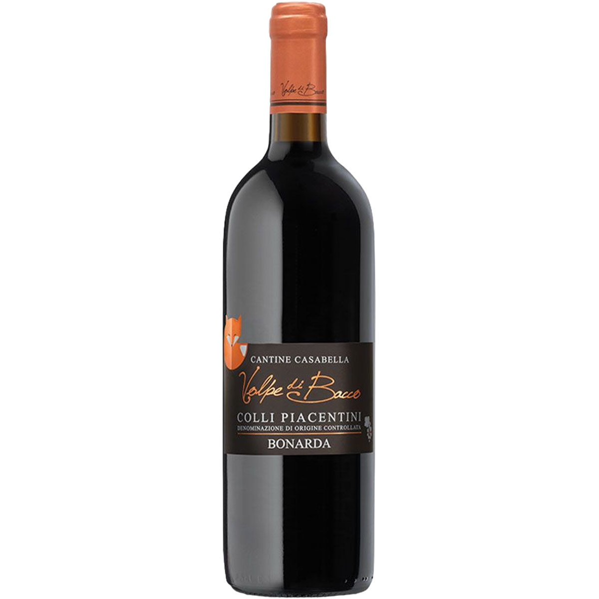 Вино игристое Volpe di Bacco Bonarda Frizzante красное полусладкое 0.75 л - фото 1