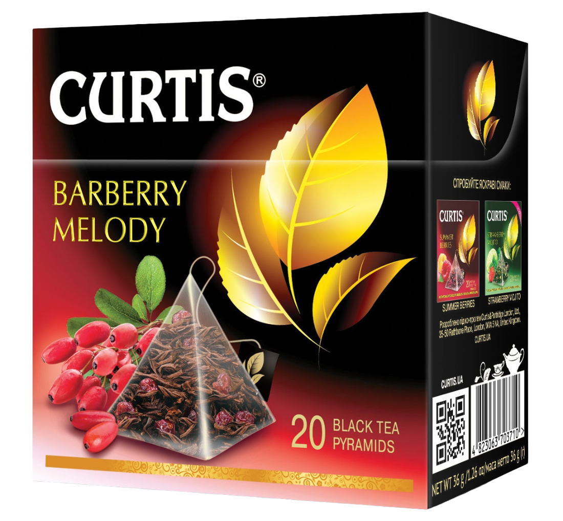 Чай черный Curtis Barberry Melody 36 г (20 шт. х 1.8 г) (767255) - фото 1