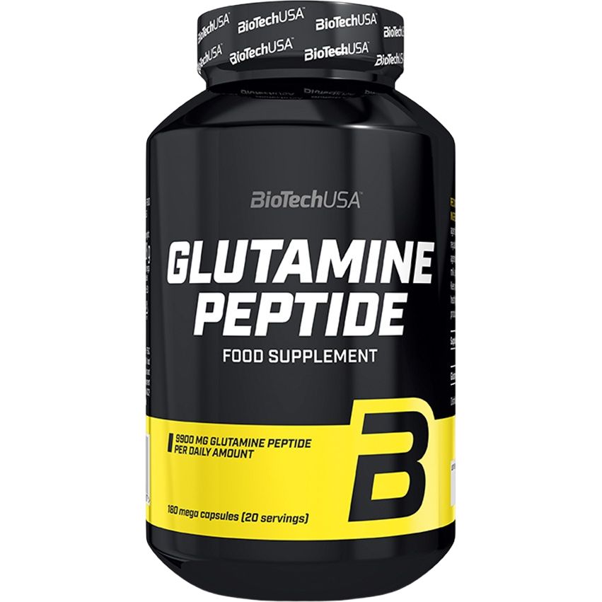 Аминокислота BioTech Glutamine Peptide 180 капсул - фото 1