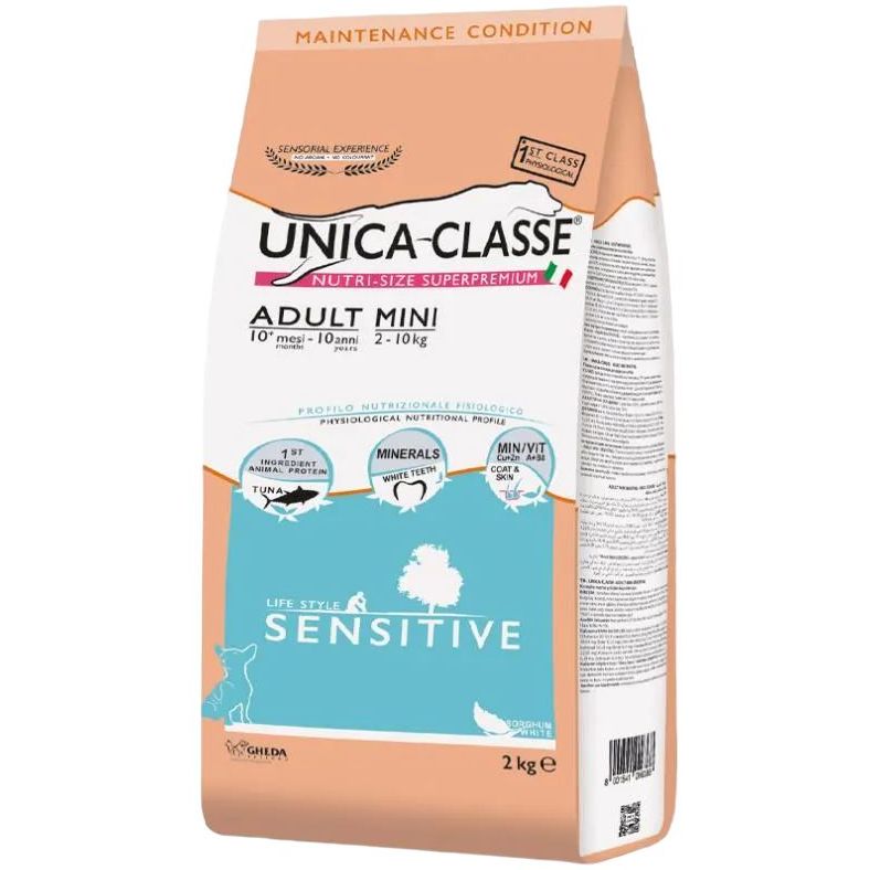 Сухий корм для собак Unica Classe Adult Mini Sensitive з тунцем 2 кг - фото 1