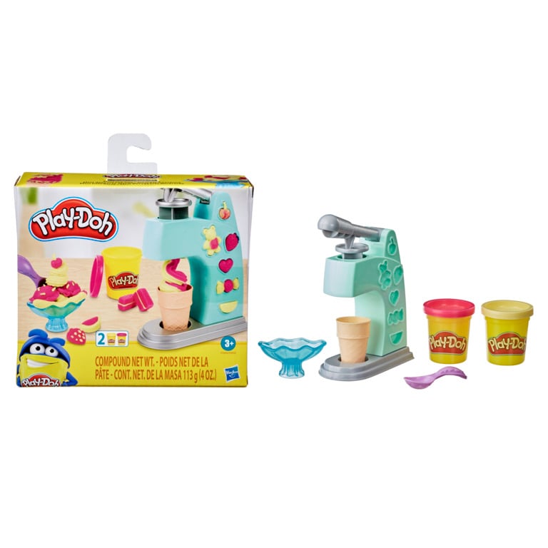 Ігровий набір для ліплення Hasbro Play-Doh Mini Ice Cream Playset (E9368) - фото 2