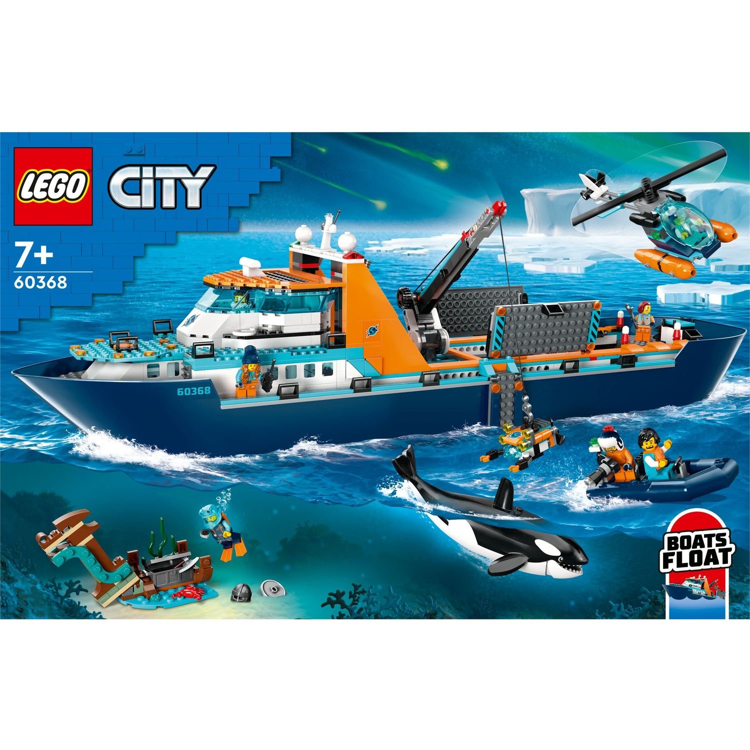 Конструктор LEGO City Арктичний дослідницький корабель, 815 деталей (60368) - фото 1