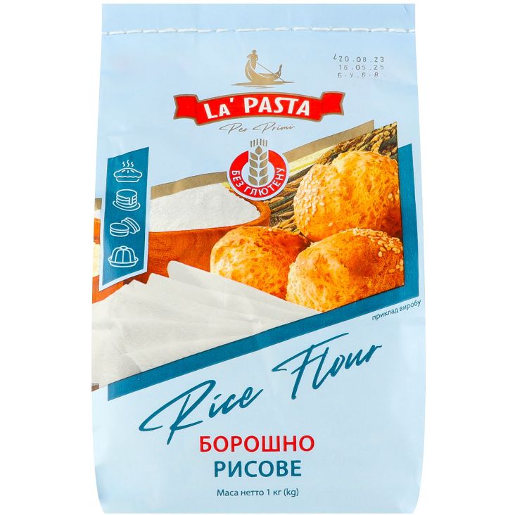 Борошно La Pasta Per Primi, рисове, 1 кг - фото 1