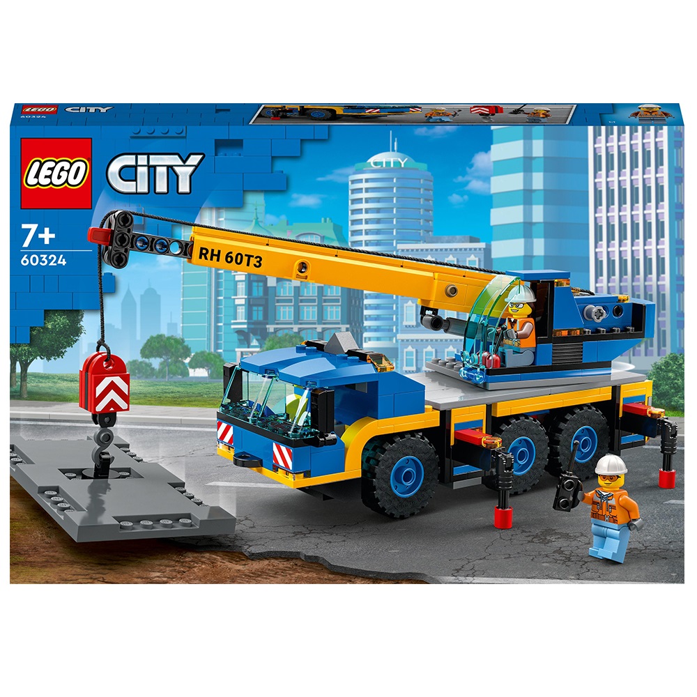 Конструктор LEGO City Мобільний кран, 340 деталей (60324) - фото 1