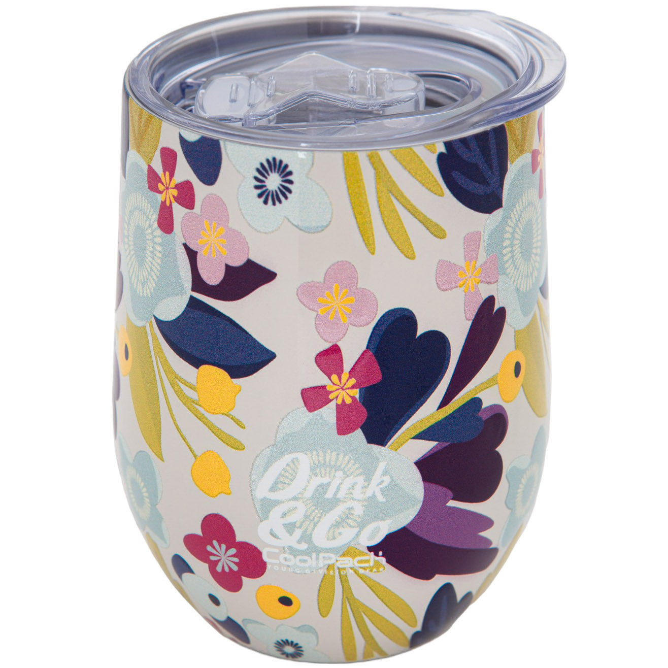 Термокружка CoolPack Drink & Go Flower Me металлическая 350 мл (Z22740) - фото 1