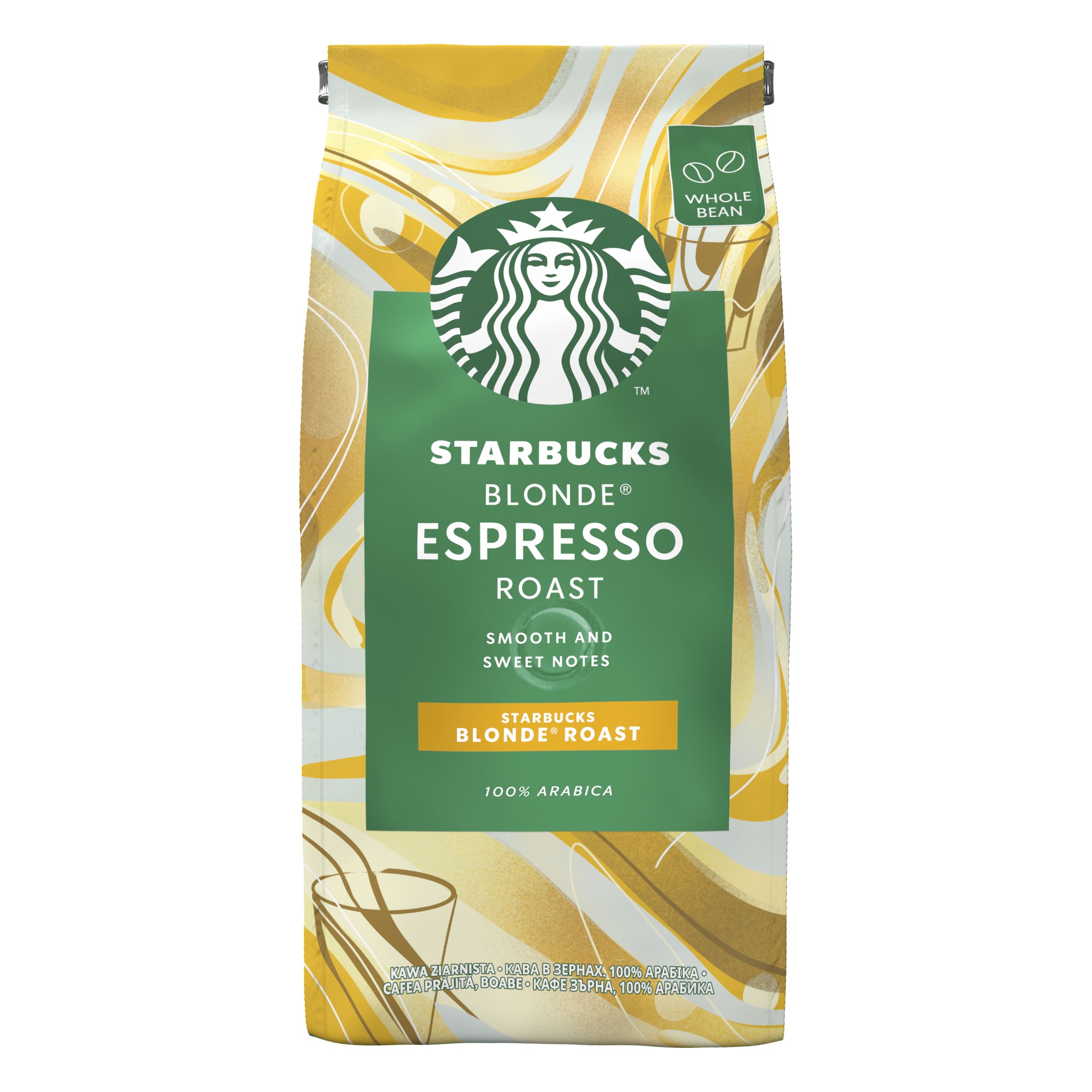 Кофе в зернах Starbucks Blonde Espresso Roast арабика 200 г - фото 1