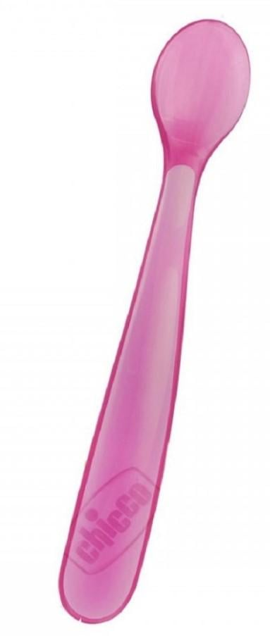 Ложка силиконовая Chicco, 6+, розовый, 2 шт. (06828.11) - фото 3