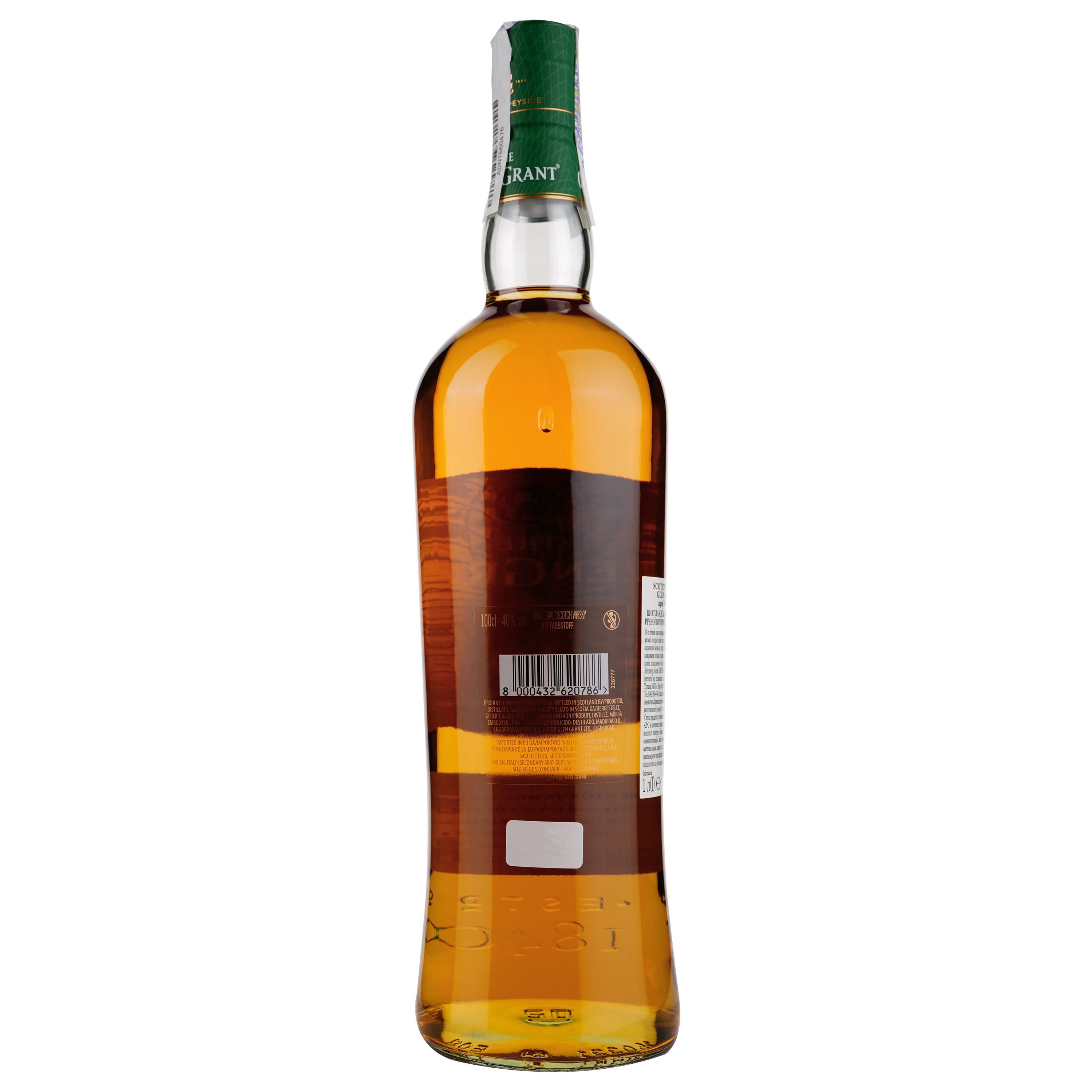 Виски Glen Grant 10 yo Single Malt Scotch Whisky 40% 1 л - фото 2