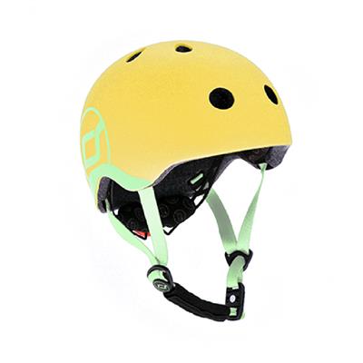 Шлем защитный Scoot and Ride с фонариком, 45-51см (XXS/XS), желтый (SR-181206-LEMON) - фото 1