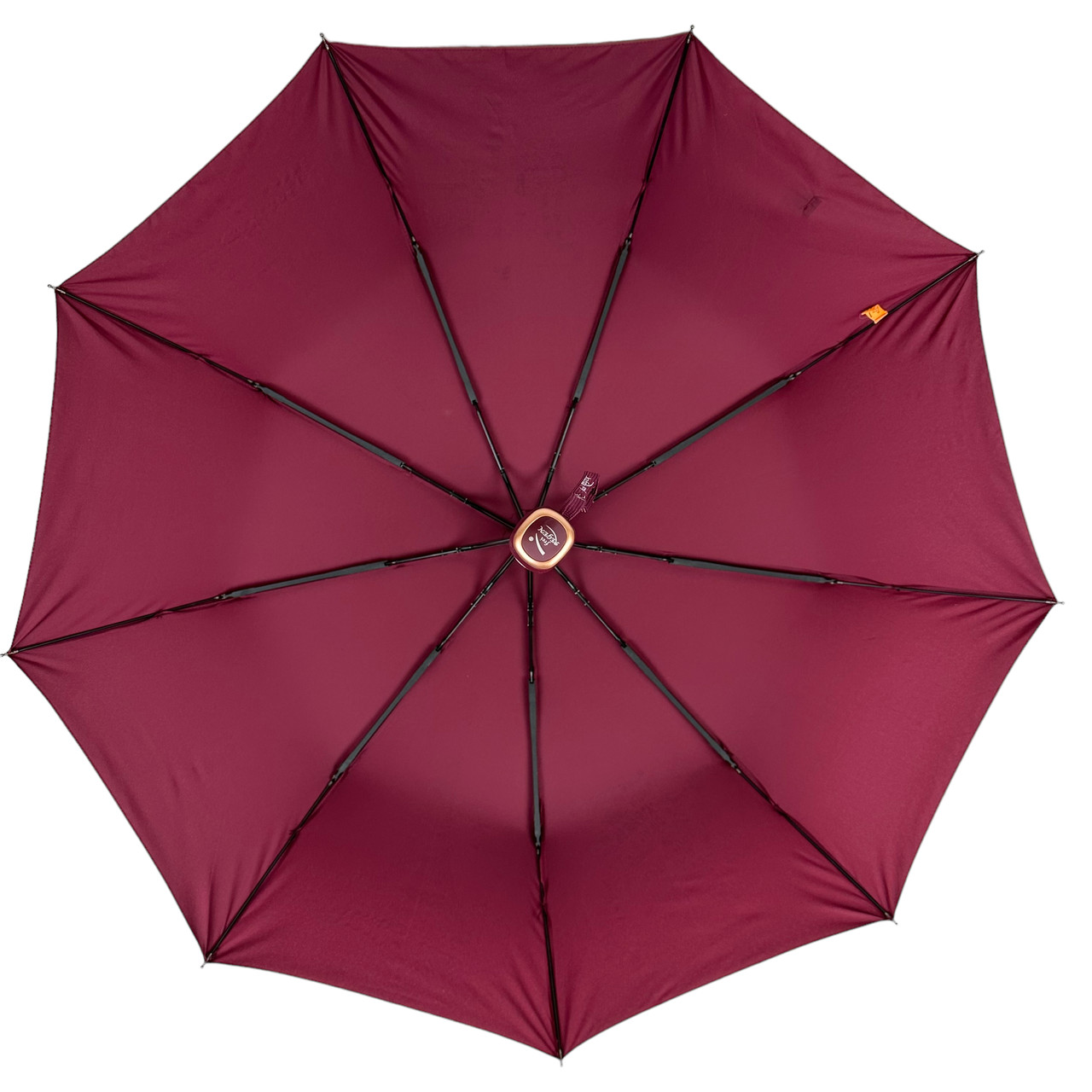 Женский складной зонтик полуавтомат Frei Regen 97 см бордовый - фото 5