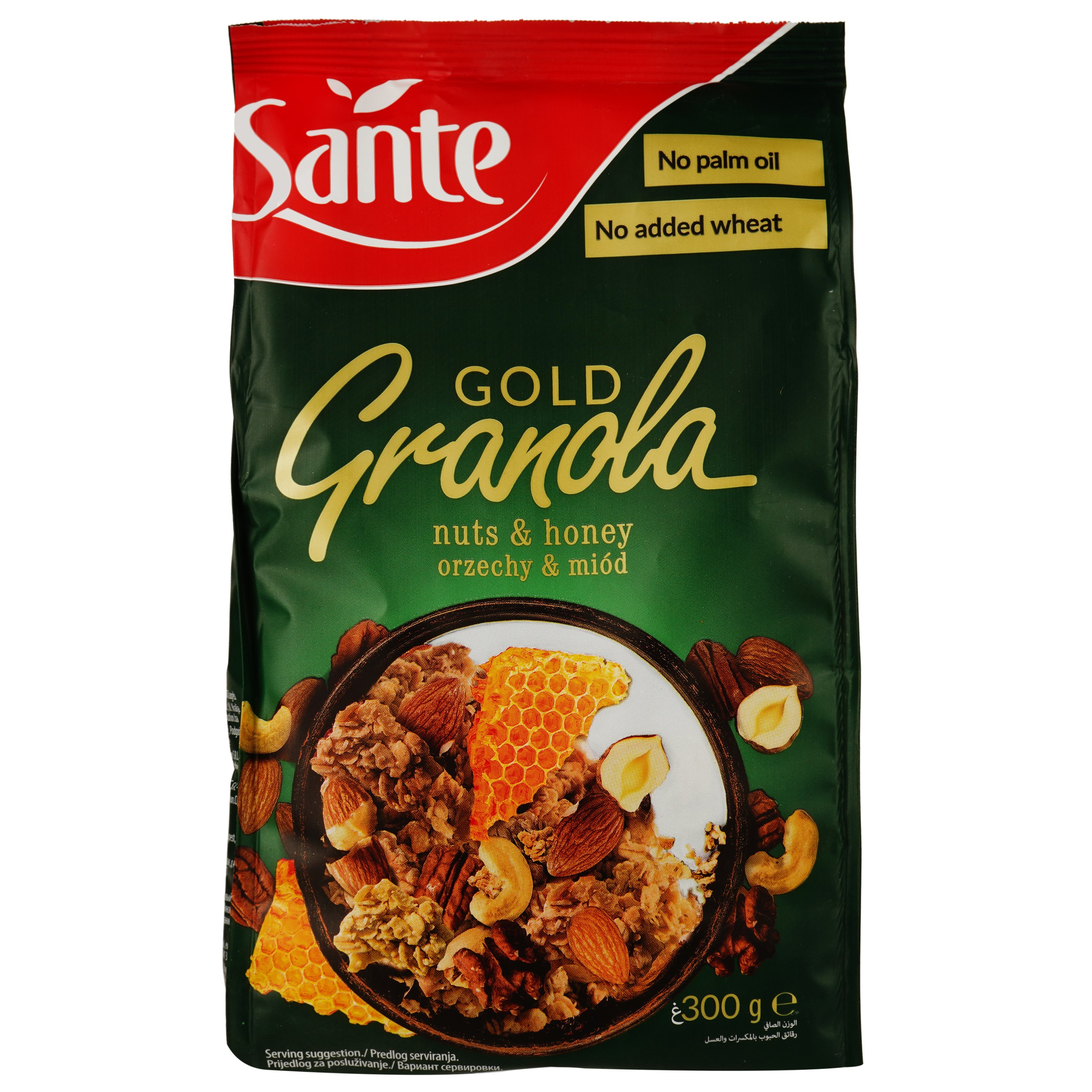 Гранола Sante Gold С орехами и медом 300 г - фото 1