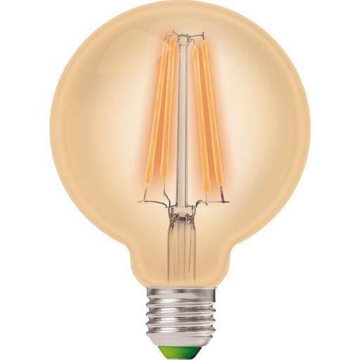 Светодиодная лампа Eurolamp LED Deco, G95, 12W, E27, 2700K (LED-G95-12273(Amber)) - фото 2