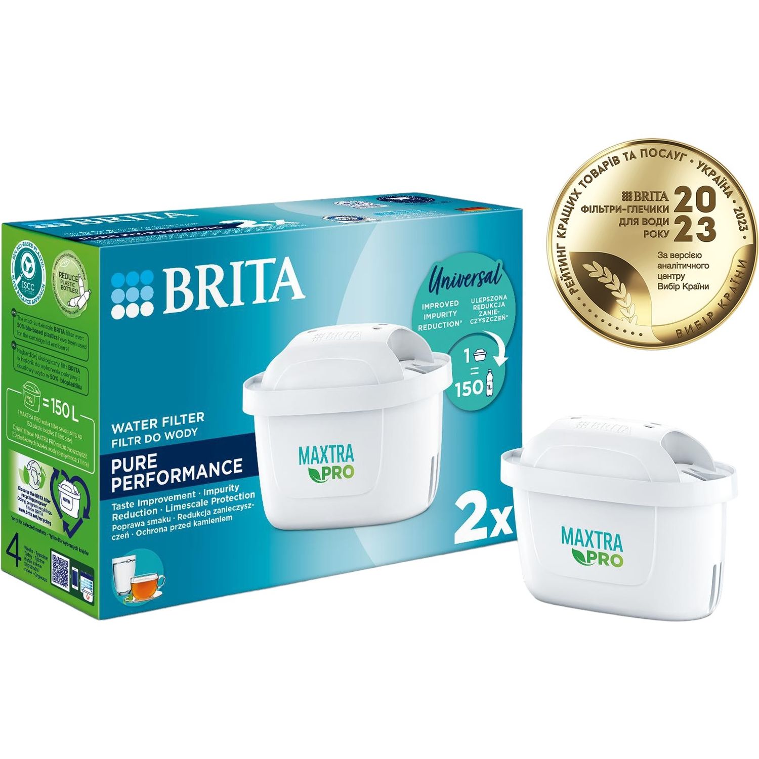 Набор картриджей Brita MXPro All-in-1, 2 шт. (1051753) - фото 1