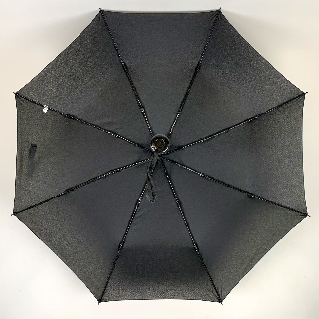 Жіноча складана парасолька механічна S&L 97 см чорна - фото 3