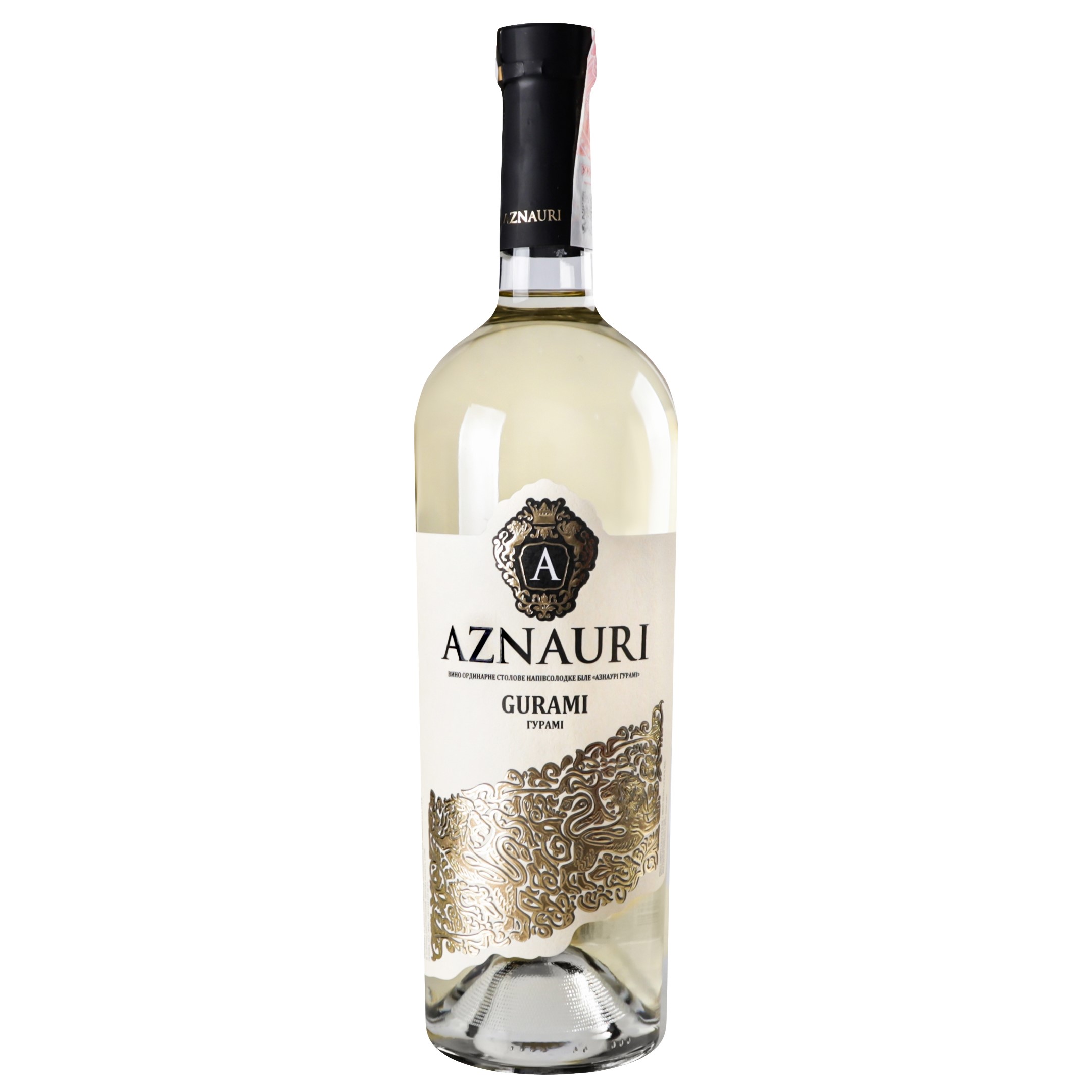 Вино Aznauri Гурамі, біле, напівсолодке, 13%, 0,75 л (726914) - фото 1